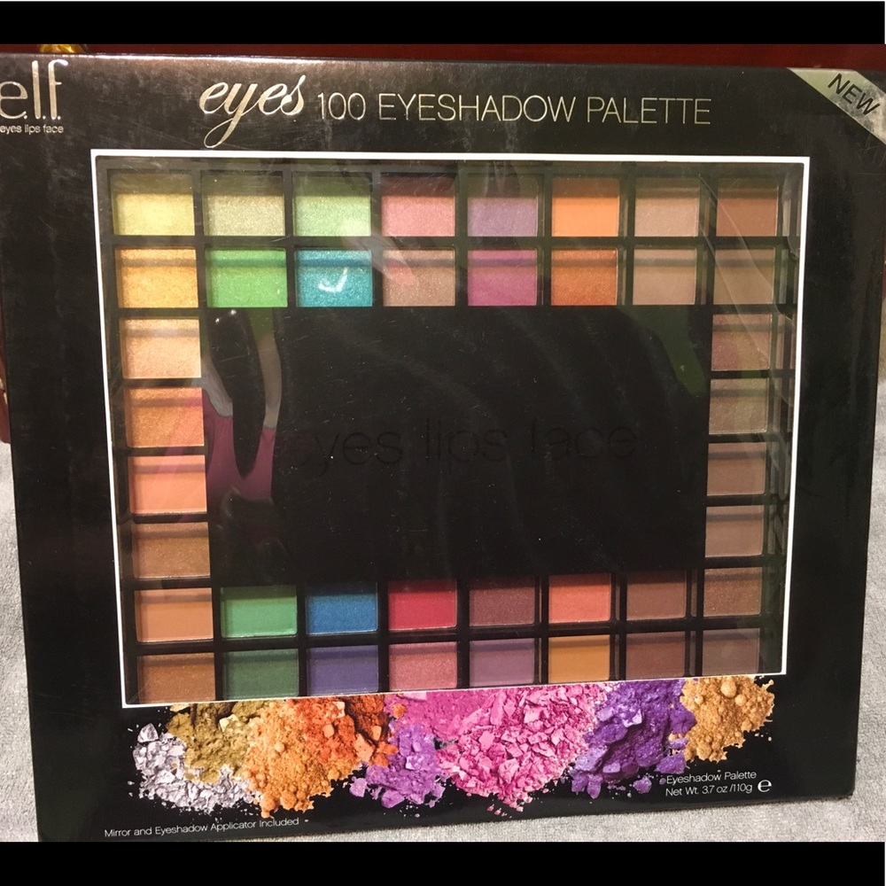 E.l.f. 100 color makeup eyeshadow palette